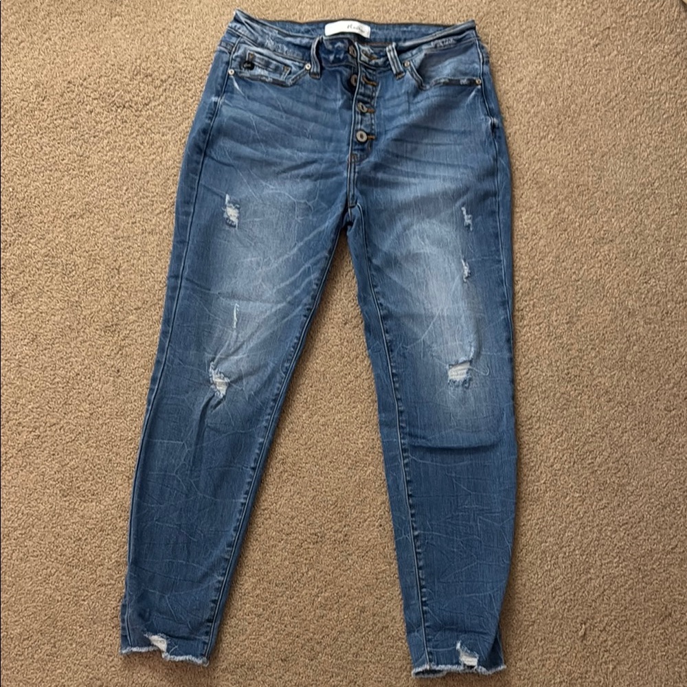 KanCan Distressed Blue Jeans 9/28